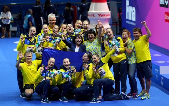 Украинские синхронистки завоевали первое золото на чемпионате мира
