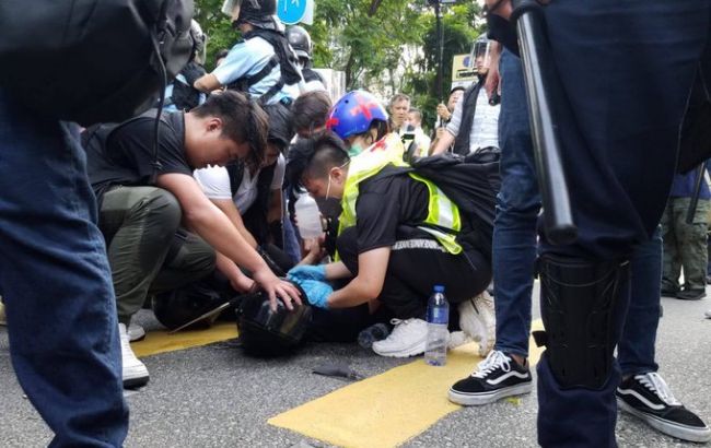 У Гонконзі відбулися заворушення під час акції протесту