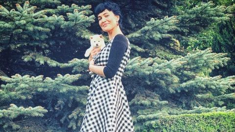 Дама с собачкой: Даша Астафьева умилила необычной фотосессией
