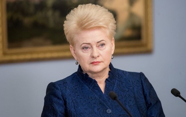 Грібаускайте вважає однією з причин війни РФ проти України некомпетентність країн НАТО