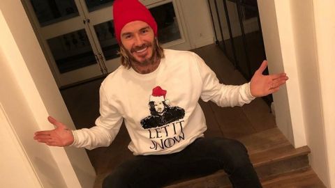 Чарівний Санта: Вікторія Бекхем підкорила мережу святковим фото чоловіка