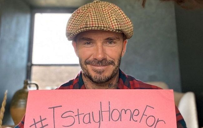 Нужно было сделать: Дэвид Бекхэм решился на резкую смену имиджа во время домашней изоляции