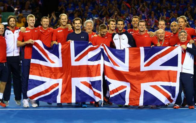 Британские теннисисты выиграли "Кубок Дэвиса"
