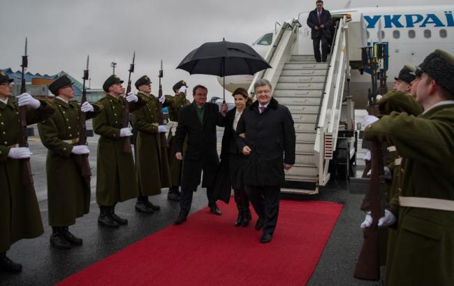 Порошенко прибув до Естонії з робочим візитом