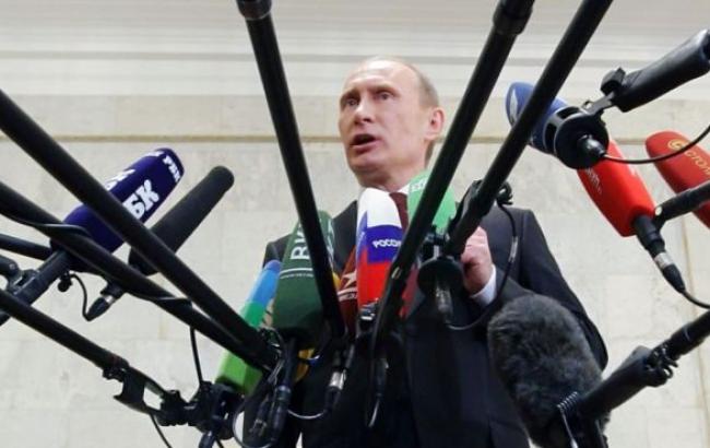 На прес-конференцію Путіна акредитований ряд українських ЗМІ