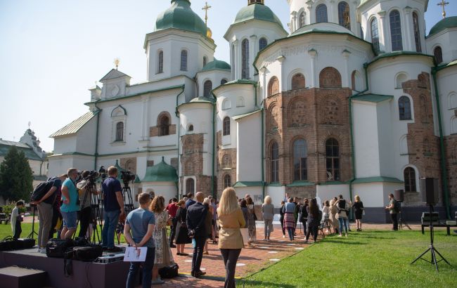 В Софии Киевской впервые в истории прошла онлайн-экскурсия