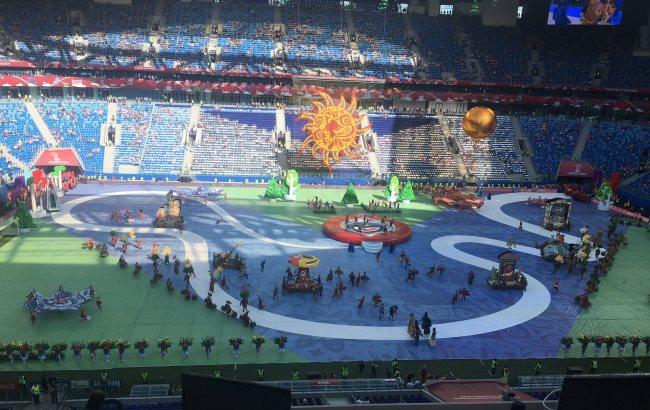 На самом дорогом стадионе в России во время открытия Кубка Конфедераций обвалился потолок