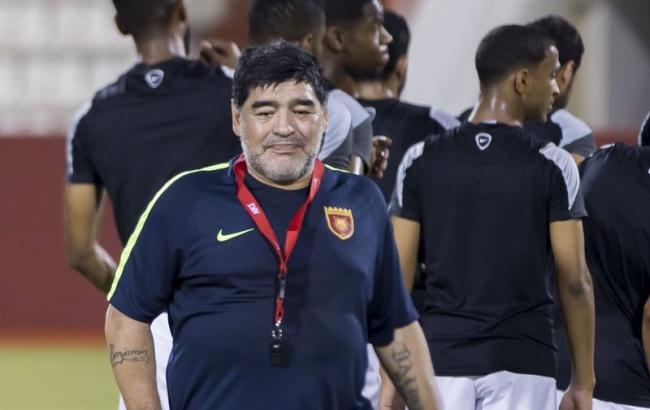 Марадона провел первую тренировку в "Эль-Фуджайре"