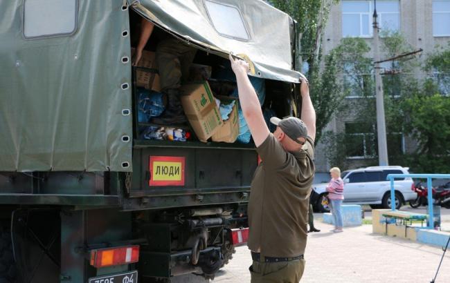 У Луганську область доставили гуманітарну допомогу з Латвії та Швеції