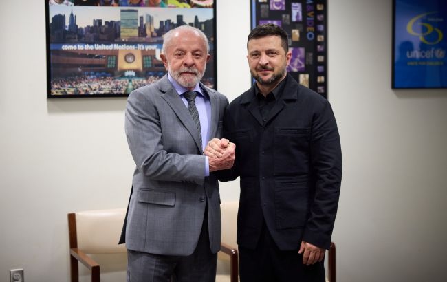 Зеленський обговорив із президентом Бразилії шляхи до реального миру в Україні