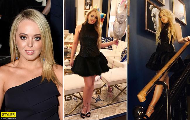 Тіффані в чорному: молодша дочка Трампа відсвяткувала 25-річчя