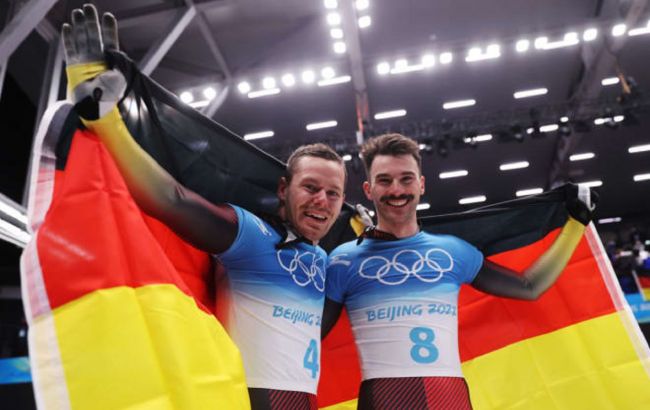 Олимпиада-2022: Германия получила "золото" и "серебро" в мужском скелетоне