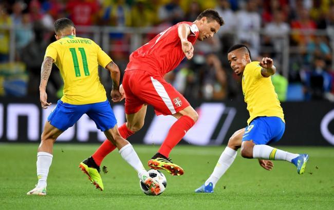 ЧС-2018: Збірна Бразилії обіграла Сербію і вийшла в 1/8 фіналу