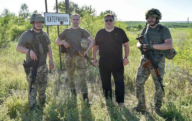 МИД Литвы посетил линию разграничения в Луганской области