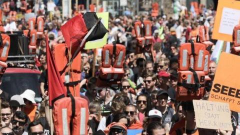 У ФРН пройшли акції на підтримку біженців