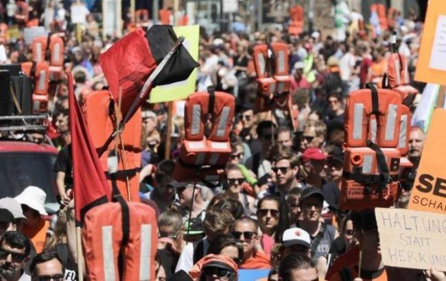 В ФРГ прошли акции в поддержку беженцев