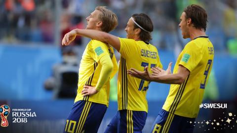 Збірна Швеції перемогла Швейцарію і вийшла в чвертьфінал ЧС-2018