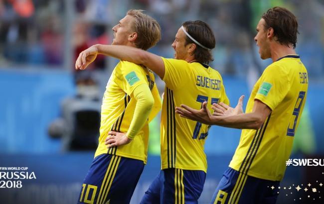 Збірна Швеції перемогла Швейцарію і вийшла в чвертьфінал ЧС-2018
