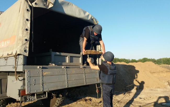 У Дніпропетровській області на будівництві виявили арсенал боєприпасів