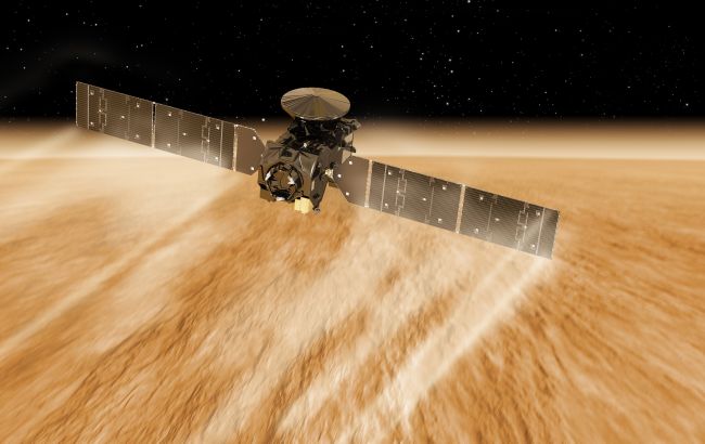 Європейське космічне агентство показало льодяний кратер на Марсі: дивовижне фото