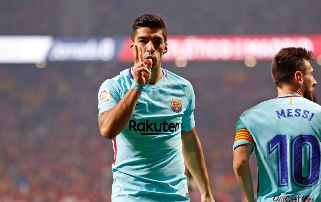 Суарес швидше за всіх в історії "Барселони" забив 100 м'ячів за клуб