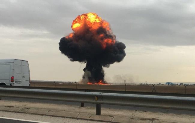 В Испании разбился второй за неделю истребитель