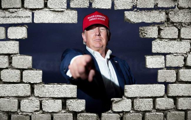 "Стіну Трампа" висміяли в карикатурі