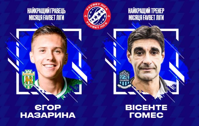 УПЛ визначила найкращого футболіста і тренера у листопаді