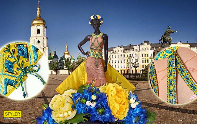 "Шторочки с окон пригодились": в сети показали платье украинки для конкурса "Мисс Вселенная 2017"