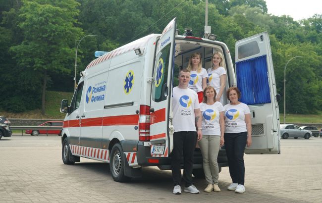 Фонд Романа Фелика передал авто экстренной медицины в одну из больниц Донецкой области