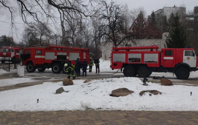 В Киевской области горел храм УПЦ КП