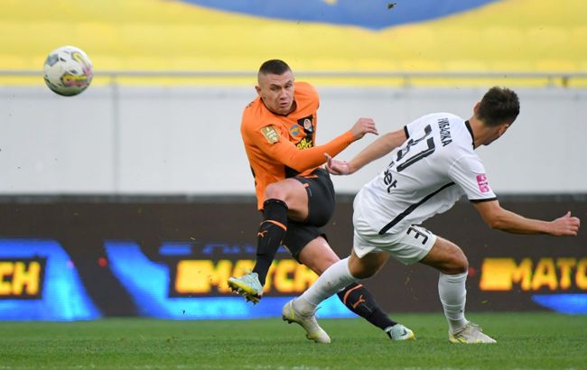 "Шахтер" в меньшинстве расписал результативную ничью с "Александрией" в Премьер-лиге