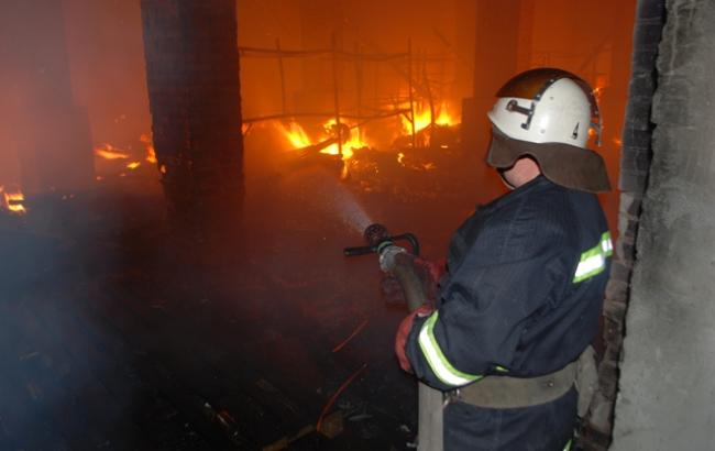 В центре Львова горели склады