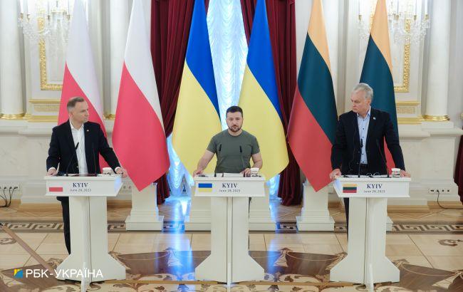 Дуда и Науседа заявили Зеленскому, что будут участвовать в саммите мира