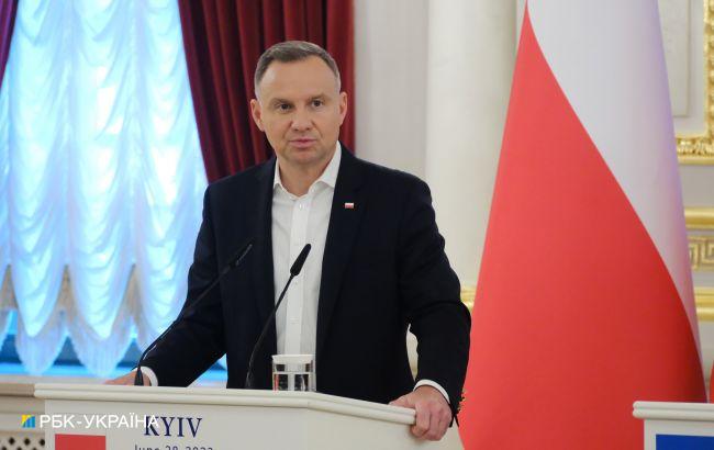 Дуда ожидает конкретных решений НАТО из-за переброски "вагнеровцев" в Беларусь