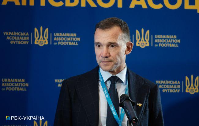 Шевченко назвав пріоритетні напрями діяльності на посаді президента УАФ