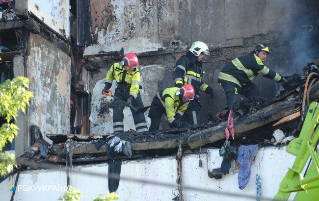 Взрыв в многоэтажке Киева: количество раненых выросло до 5