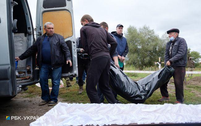 У Ізюмі ексгумували вже понад 140 тіл ймовірних жертв окупантів