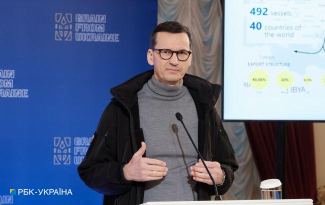 Польша введет ограничения на импорт украинского зерна: Моравецкий объяснил причину