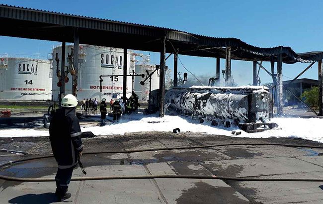 В Одесской области взорвался бензовоз