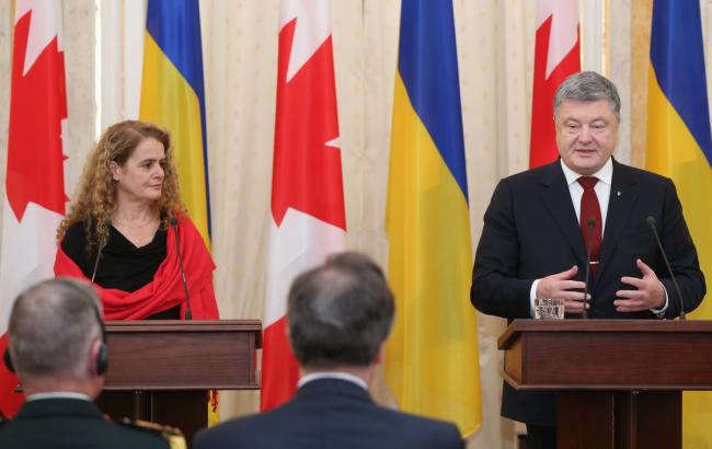 Соглашение о свободной торговле увеличило товарооборот между Украиной и Канадой на 60%, - Порошенко