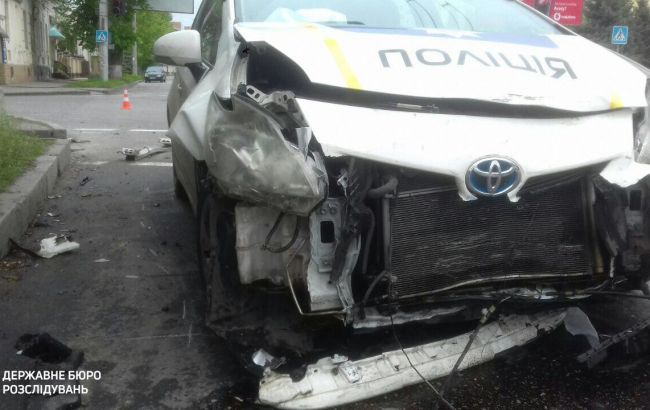 В Полтаве автомобиль патрульной полиции попал в аварию