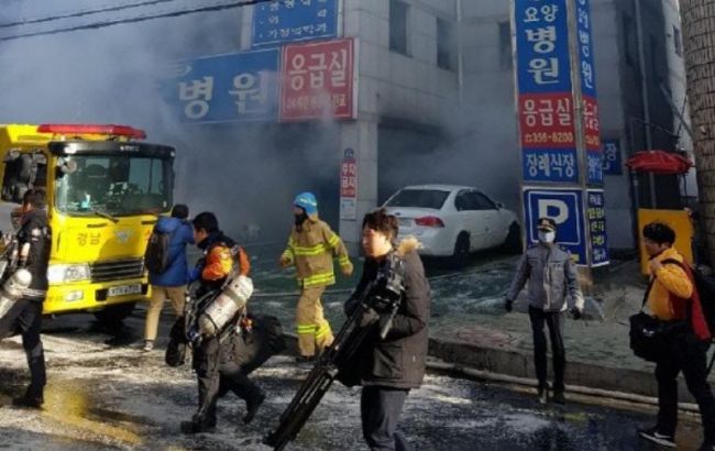 Пожар в Южной Корее: число погибших превысило 40
