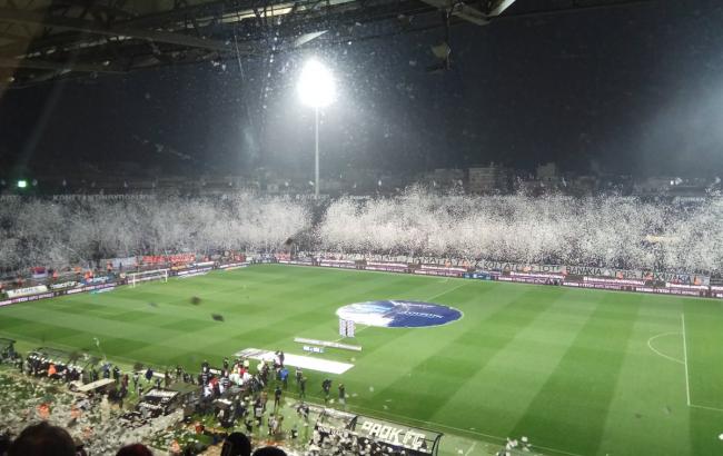 Матч ПАОК - "Олімпіакос" був скасований через заворушення на стадіоні