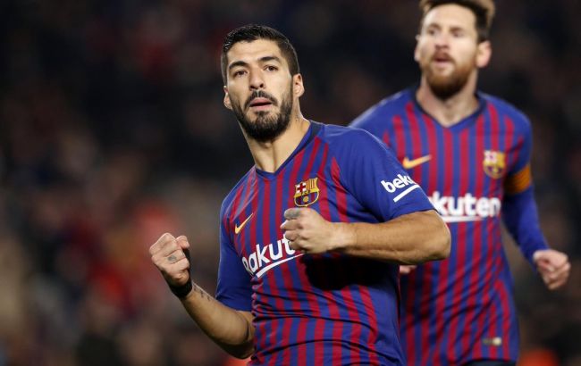 Суарес увійшов до п'ятірки кращих бомбардирів в історії "Барселони"