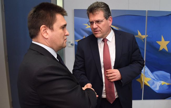 Клімкін зустрівся з Шефчовичем в Брюсселі