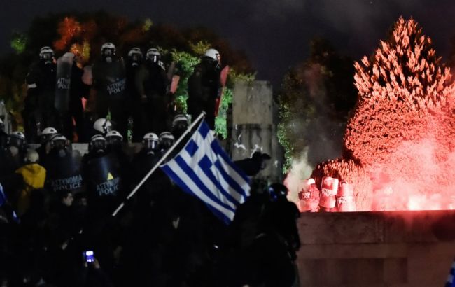 В Греции во время массовых беспорядков задержали 133 человека