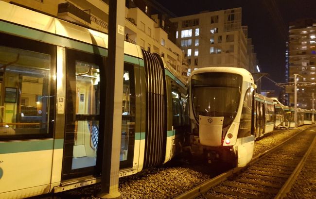 Во Франции столкнулись два трамвая
