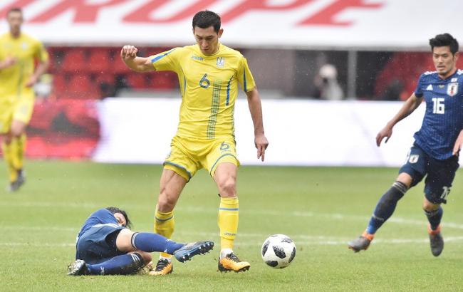 Сборная Украины одолела Японию в товарищеском матче