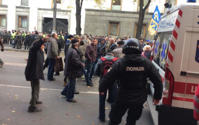 Сутички під Радою: у поліції заявили, що затриманих у зв'язку з інцидентом немає